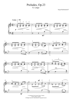 Preludes Op.23, No.10 Largo (Download) 