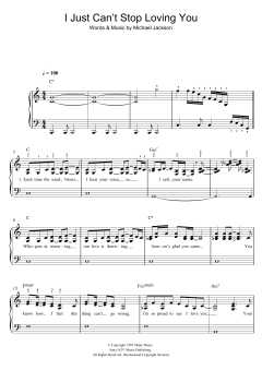 I Just Can't Stop Loving You von Michael Jackson (Download) 