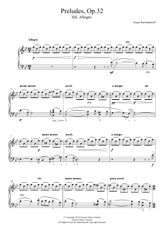 Preludes Op.32, No.12 Allegro (Download) 
