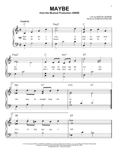 Maybe von Martin Charnin (Download) 