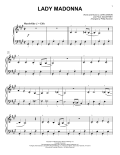 Lady Madonna [Classical version] von The Beatles (Download) 