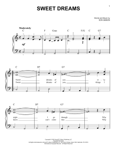 Sweet Dreams von Patsy Cline (Download) 