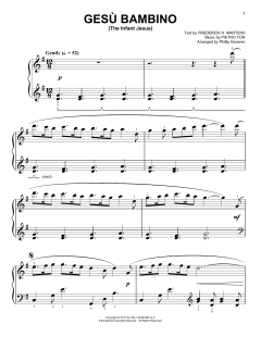 Gesu Bambino (The Infant Jesus) [Classical version] von Frederick H. Martens (Download) 