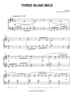 Three Blind Mice [Classical version] von Traditional (Download) 