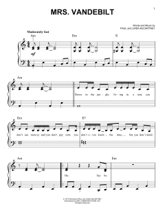 Mrs. Vandebilt von Paul McCartney (Download) 