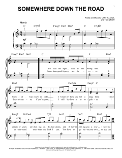 Somewhere Down The Road von Barry Manilow (Download) 