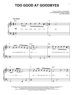 Too Good At Goodbyes von Sam Smith (Download) 