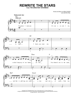 Rewrite The Stars von Benj Pasek (Download) 