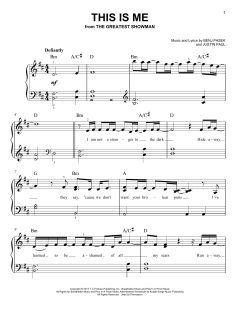 This Is Me von Benj Pasek (Download) 