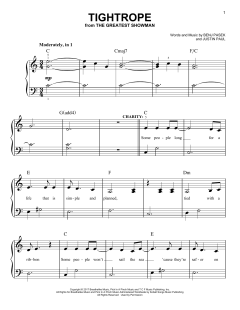 Tightrope von Benj Pasek (Download) 