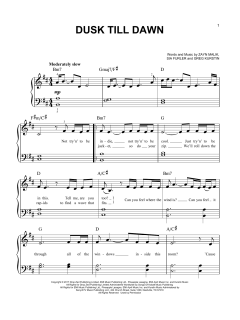 Dusk Till Dawn von Greg Kurstin (Download) 