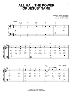 All Hail The Power Of Jesus' Name von Oliver Holden (Download) 