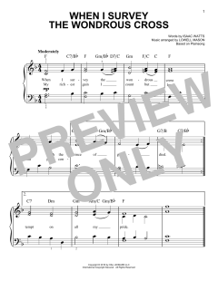 When I Survey The Wondrous Cross von Isaac Watts (Download) 