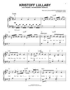 Kristoff Lullaby von Robert Lopez (Download) 