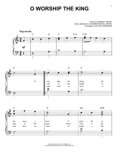 O Worship The King von Robert Grant (Download) 