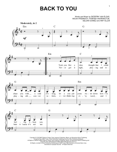 Back To You von Selena Gomez (Download) 