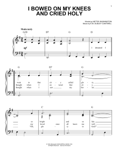 I Bowed On My Knees And Cried Holy (Download) 