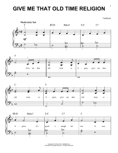 Give Me That Old Time Religion (Download) 