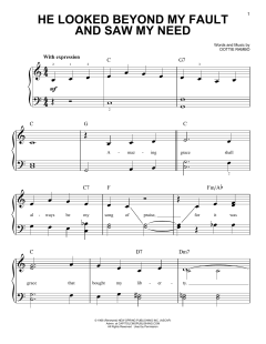 He Looked Beyond My Fault And Saw My Need von Dottie Rambo (Download) 