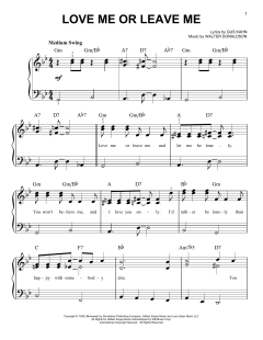 Love Me Or Leave Me von Dave Pell (Download) 