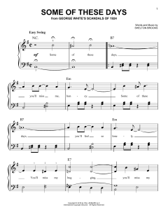 Some Of These Days von Sophie Tucker (Download) 