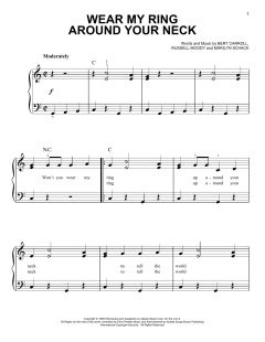 Wear My Ring Around Your Neck von Elvis Presley (Download) 