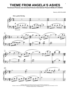 Theme From Angela's Ashes von John Williams (Download) 