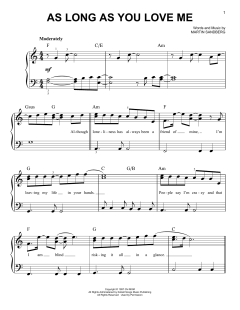 As Long As You Love Me von Backstreet Boys (Download) 