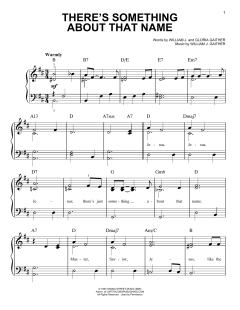 There's Something About That Name von Gloria Gaither (Download) 