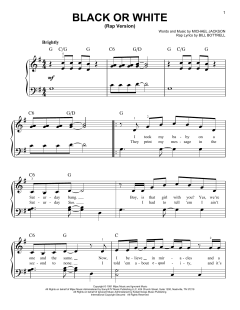 Black Or White (Rap Version) von Michael Jackson (Download) 