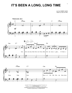 It's Been A Long, Long Time von Jule Styne (Download) 