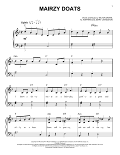 Mairzy Doats von Jerry Livingston (Download) 