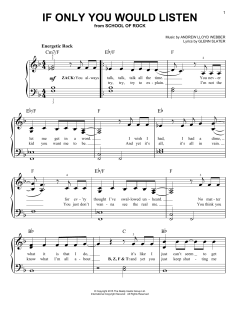 If Only You Would Listen von Glenn Slater (Download) 