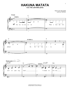 Hakuna Matata von Elton John (Download) 