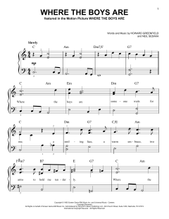 Where The Boys Are von Connie Francis (Download) 