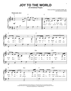 Joy To The World (A Christmas Prayer) von Nick Jonas (Download) 