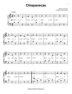 Chiapanecas von Mexican Folk Song (Download) 
