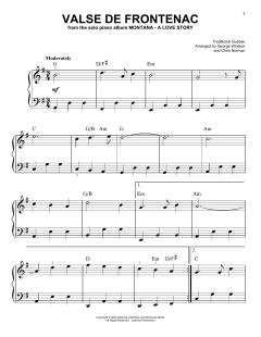 Valse De Frontenac von George Winston (Download) 