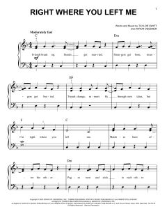 right where you left me von Taylor Swift (Download) 