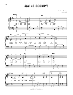 Saying Goodbye von Jeff Moss (Download) 