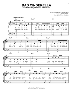Bad Cinderella von David Zippel (Download) 