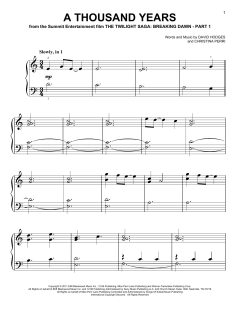 A Thousand Years von Christina Perri (Download) 