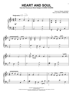 Heart And Soul von Hoagy Carmichael (Download) 