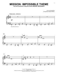 Mission: Impossible Theme von Lalo Schifrin (Download) 