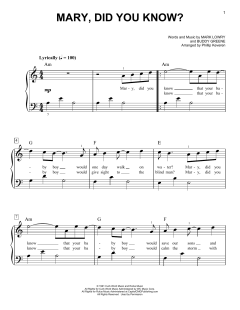 Mary, Did You Know? von Kathy Mattea (Download) 