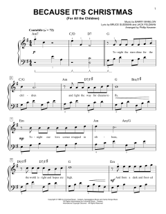 Because It's Christmas (For All The Children) von Barry Manilow (Download) 