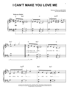 I Can't Make You Love Me von Bonnie Raitt (Download) 