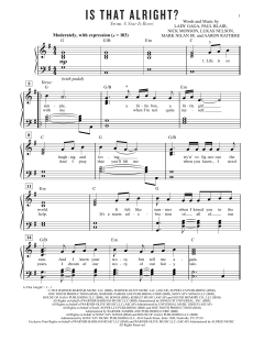 Is That Alright? von Lady Gaga (Download) 