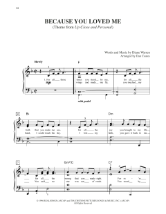 Because You Loved Me von Celine Dion (Download) 