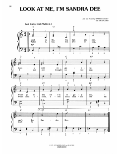 Look At Me, I'm Sandra Dee von Jim Jacobs (Download) 